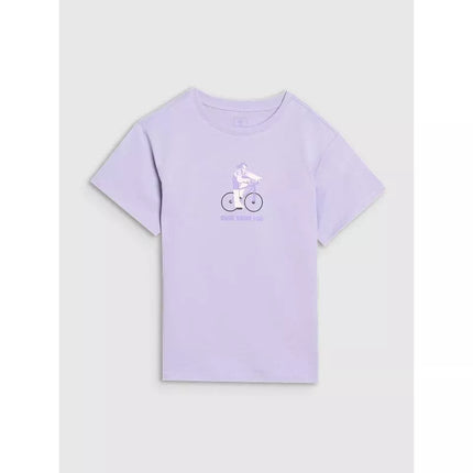 Girls' printed t-shirt 4F4FJRSS25TTSHF2645-52S