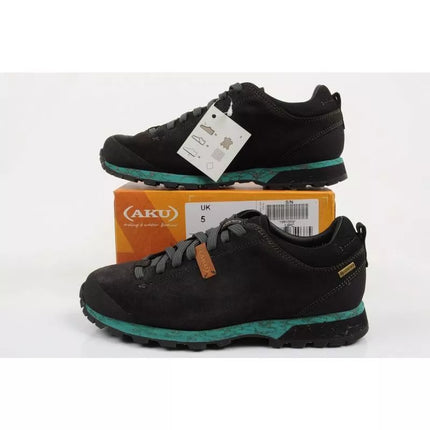 Aku Bellamont Gore-Tex moteriški trekingo batai, patvarūs, juodi