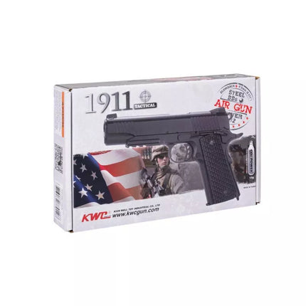RANGER 1911 Tactical KWC air pistol cal. 4.5 BBs BLOW BACK 17 shots FULL METAL CO2 (AAKCMB770AZB)