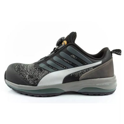 Puma Charge Juodi žemi su Disku S1P ESD HRO SRC darbo batai Juodi BOA