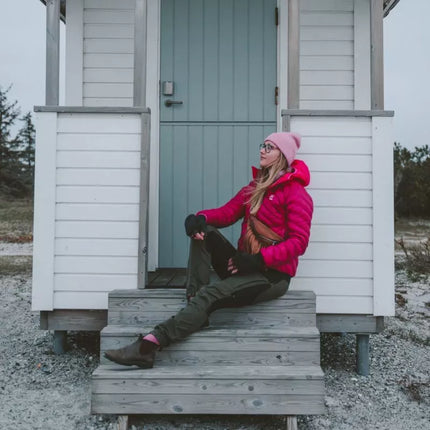 OFFLANDER Rožinė žieminė kepurė