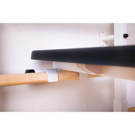 GYMNASTIC LADDER WITH A HAND BAR AND A BENCH FOR EXERCISES BENCHK 723W