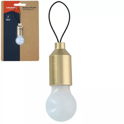 GRUNDIG LED KELIONINĖ LEMPA - AUKSO