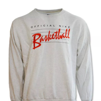 Nike Standard Issue Crew Sweatshirt Birch Basketball Heather/Pale Ivory - DA6741-051