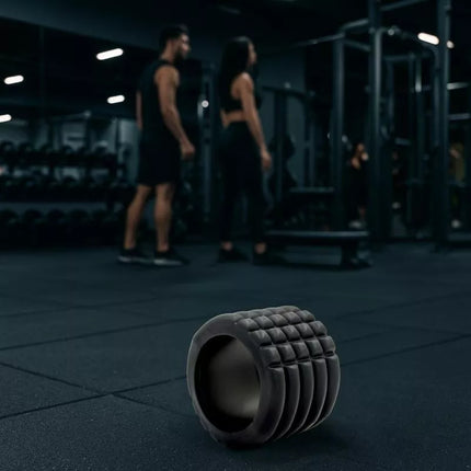 BLACK EXERCISE ROLLER 14x10CM ENERO FIT