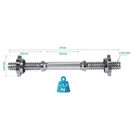 TRUMPAS STRYPAS 35 CM + ENERO FIT SPAUSTUVAI Ø25,4 MM