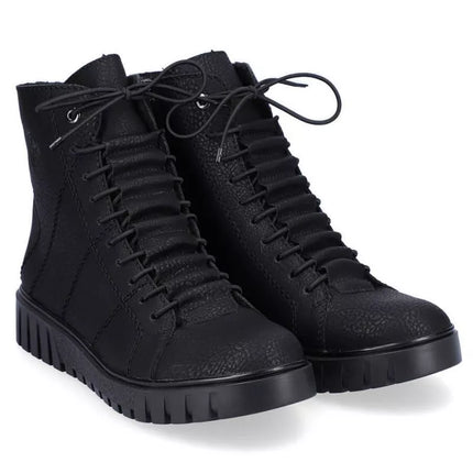 Rieker W R279B suomėti aulinukai, juodi
