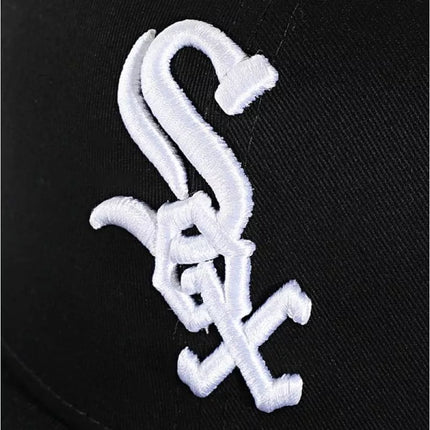 Chicago New Era Sox Fashionable Black Sports Full-Cap Cap