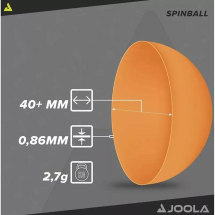 JOOLA SPINBALL TABLE TENNIS BALLS 12 PCS
