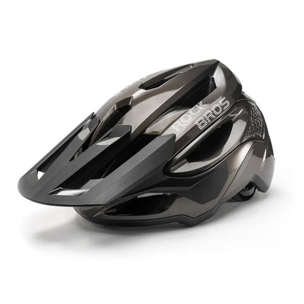 Rockbros LK-99 Mountain Bike Helmet with Adjustable Visor and Magnetic Closure 58-62 cm - Titanium