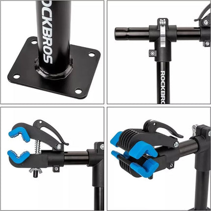 Rockbros 27210002001 Serviso stovas su greitaisiais fiksatoriais dviračiams - Juodas