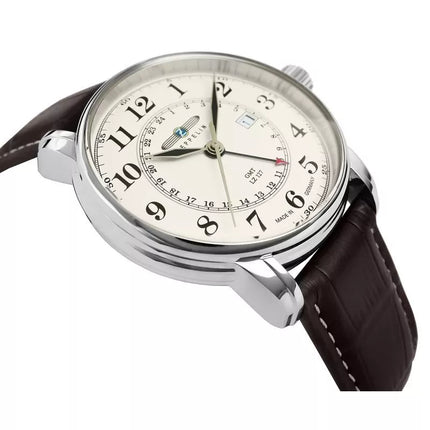 Men's Watch ZEPPELIN LZ127 Graf Zeppelin GMT 7642-5 + BOX