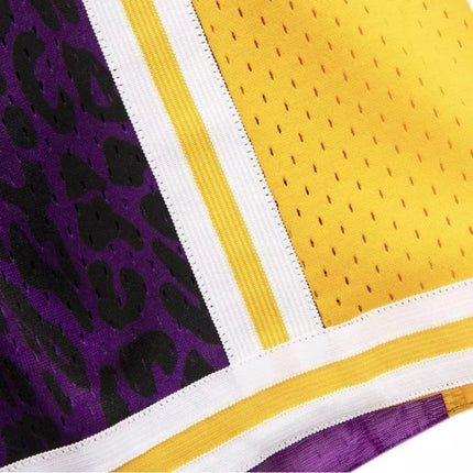 Vyriški Mitchell & Ness NBA LA Lakers Wild Life Swingman šortai