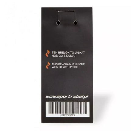 Sportrebel Riedu susegamas raktų pakabukas SIDABRINIS