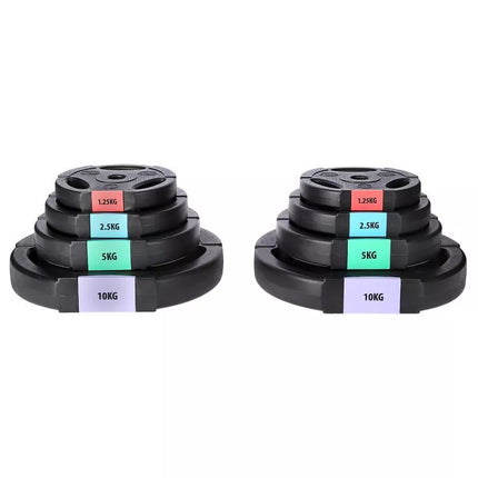 Composite barbell/plates 42kg HMS GSP40