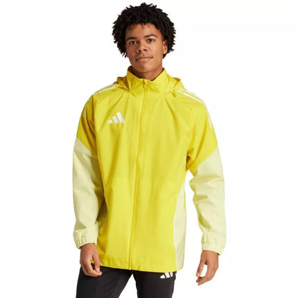 Vyriška adidas Tiro 25 Competition visų orų striukė Geltona JI8958