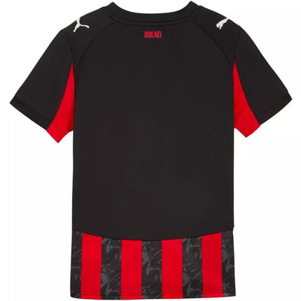 Puma AC Milan Namų marškinėlių replika vaikiški marškinėliai Juoda ir Raudona 779965 01