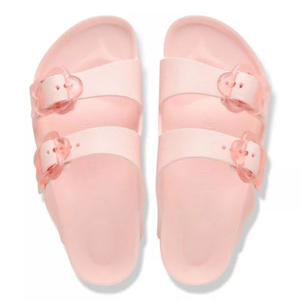 Birkenstock vaikiškos basutės ARIZONA FLOWER EVA KIDS 1031271 LIGHT ROSE (siauras prigludimas)