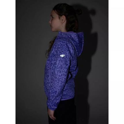 Mergaičių softshell striukė, vėjo nepraleidžianti membrana 5000, 4F 4FJRAW25TSOFF507-90A