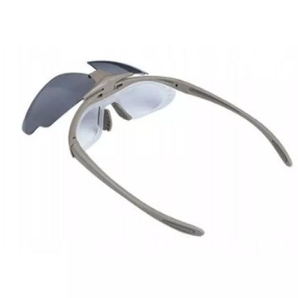 Wosport Tan Shooting Glasses - 3 Interchangeable Lenses, Strap