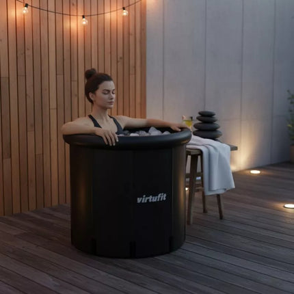 VIRTUFIT ICE BATH XXL - 375 LITERS - ANTHRACITE - WITH ACCESSORIES