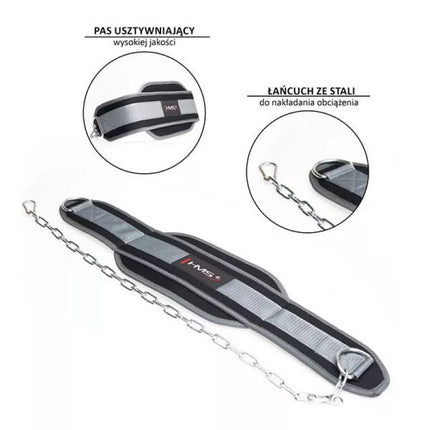 HMS PST04 Svorinis Diržas Jėgos Treniruotėms