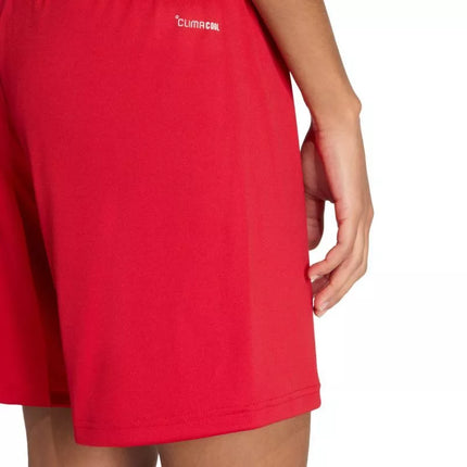 adidas Entrada 26 women's shorts red JZ2536