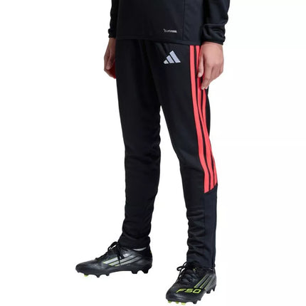 adidas Tiro 26 Lyga Slim vaikiškos kelnės juodos ir raudonos JY7115