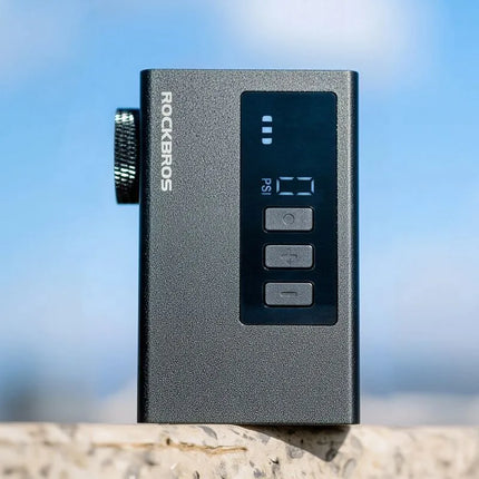 Belaidis siurblys Rockbros AS240 PRO, 120 psi kompresorius, 420 mAh - juodas