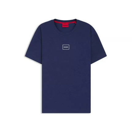 Hugo Loungewear Laze AZZURRO Marškiniai miegui vyriški (50525236-409)