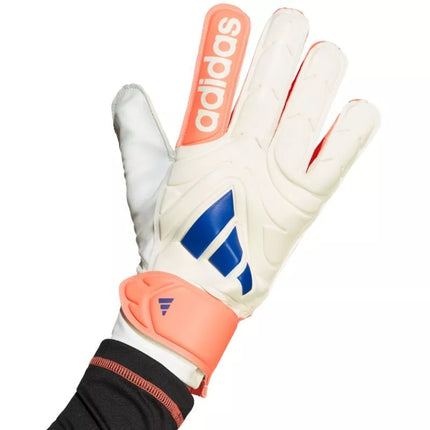 adidas Copa Glove Club goalkeeper gloves white and orange JN5339