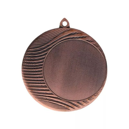 Bronze medal overall with space for a 50 mm emblem - steel medal