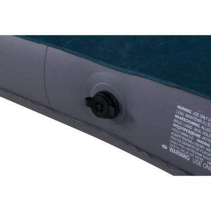 FLOCKED MATTRESS FOR 2 PEOPLE WITH BUILT-IN FOOT PUMP 191x137x22CM 24131
