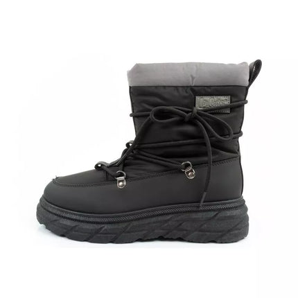 Lee Cooper women's winter hiking sports shoes insulated black gray