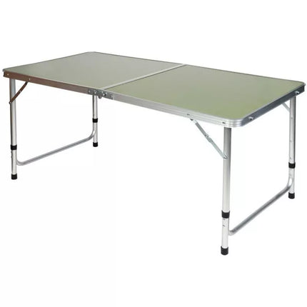 SULANKSTOMAS KEMPINGO STALAS 120X60X70/62/55CM ŽALIAS