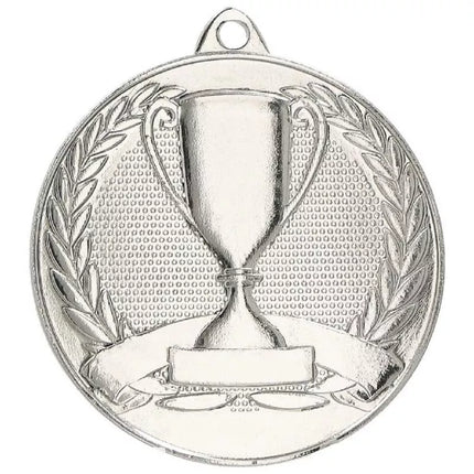 Overall silver medal with cup