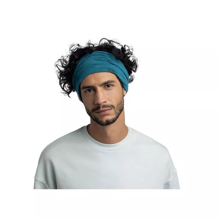 BUFF MERINO LIGHTWEIGHT SOLID SOLID TEAL bandana