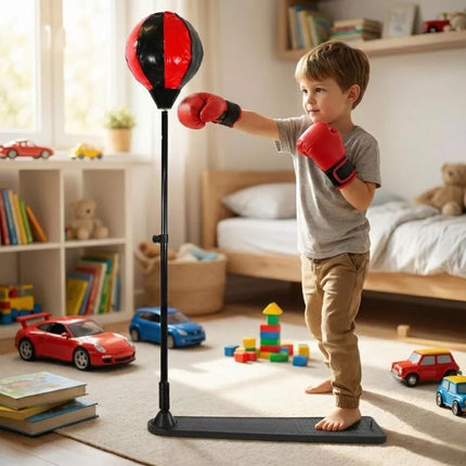 ENERO BOXING SET FOR CHILDREN ADJUSTABLE 75-128 CM AND GLOVES