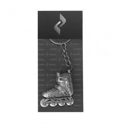 Sportrebel Plieno Raktų pakabuko Ritininis Sidabrinis