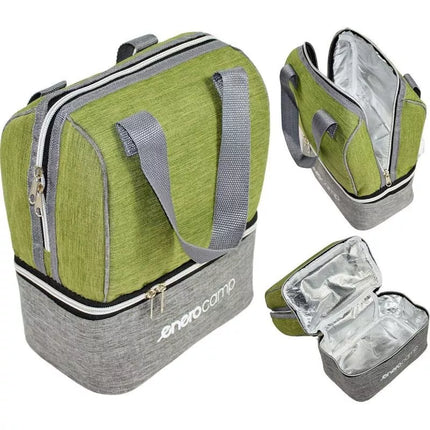 BAG WITH THERMAL INSULATING COMPARTMENT 23X13X27CM 7L ENERO CAMP
