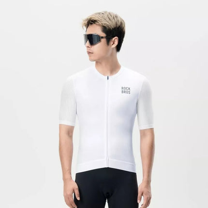 Rockbros 15200025 Short Sleeve Cycling Jersey Size L - White