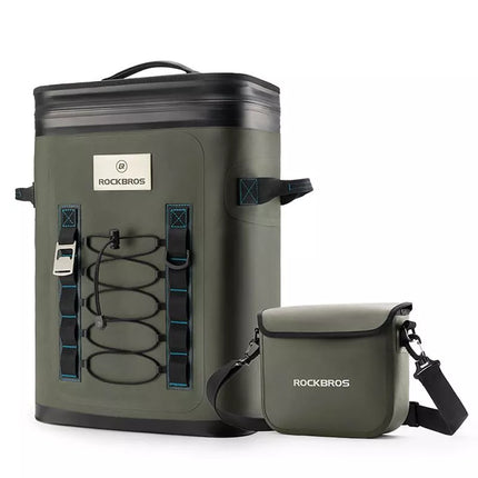 Rockbros termo kuprinė su izoliacija 20 l – žalia