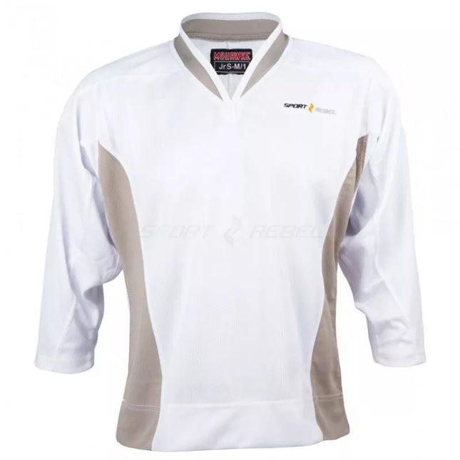 Sportrebel Jr MOHAWK hockey jersey - white