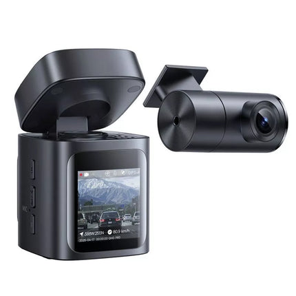 Baseus PrimeTrip VD1 Pro automobilinis vaizdo registratorius 4K+1080p su baterija - juodas
