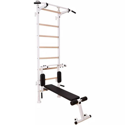 GYMNASTIC LADDER, HAND BAR, BENCH, CHILDREN'S ACCESSORIES, WHITE MAT BENCHK 414