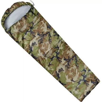 CAMO TOURIST SLEEPING BAG 210x80x50CM WITH ENERO CAMP COMPRESSION