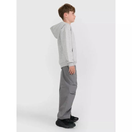 Boy's sweatshirt with hood, open, 4F 4FJWMM00TSWSM1860-25M