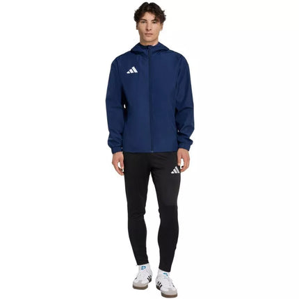 Men's adidas Entrada 26 All Weather Jacket Navy Blue JZ9102