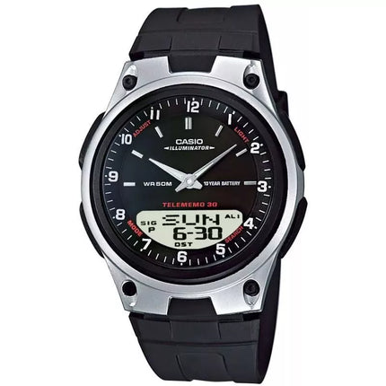 Vyriškas laikrodis CASIO DUAL AW-80-1AVDF + DĖŽUTĖ