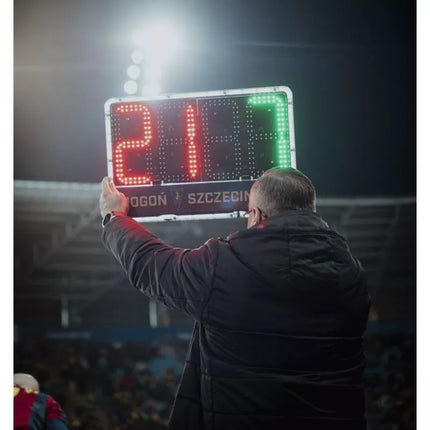 Elektroninė žaidėjo keitimo lenta – dvipusė